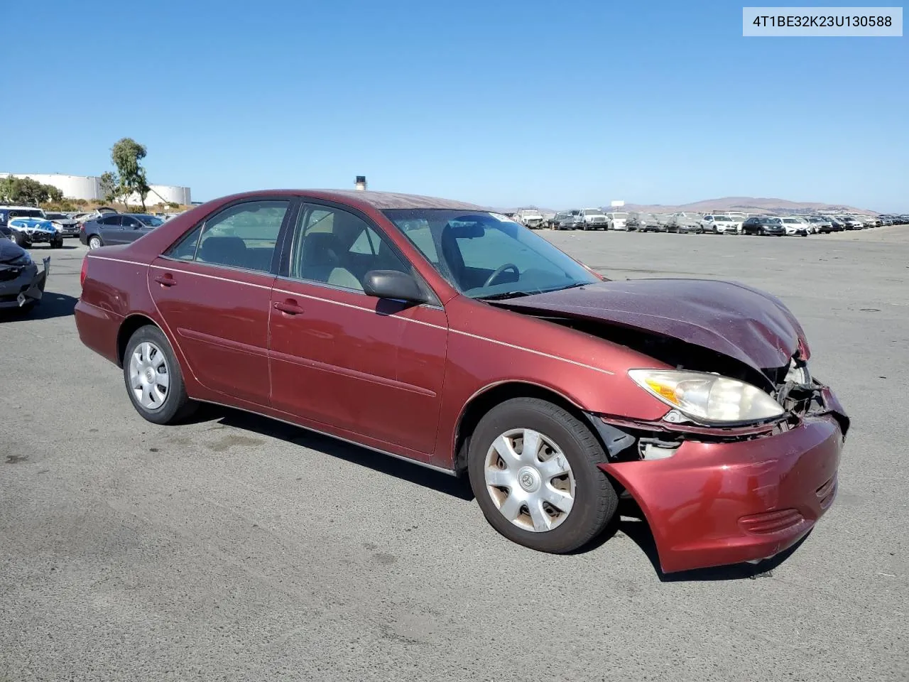 2003 Toyota Camry Le VIN: 4T1BE32K23U130588 Lot: 76412114