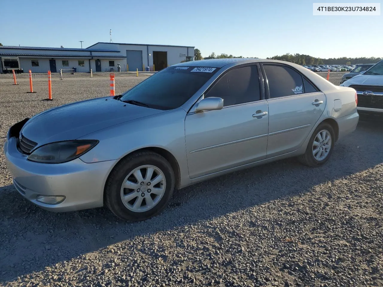 2003 Toyota Camry Le VIN: 4T1BE30K23U734824 Lot: 76421974