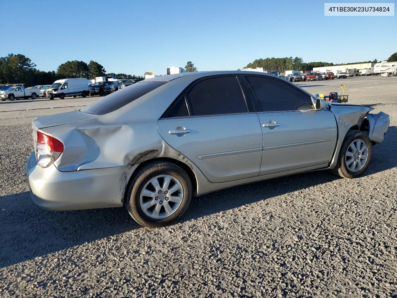 2003 Toyota Camry Le VIN: 4T1BE30K23U734824 Lot: 76421974