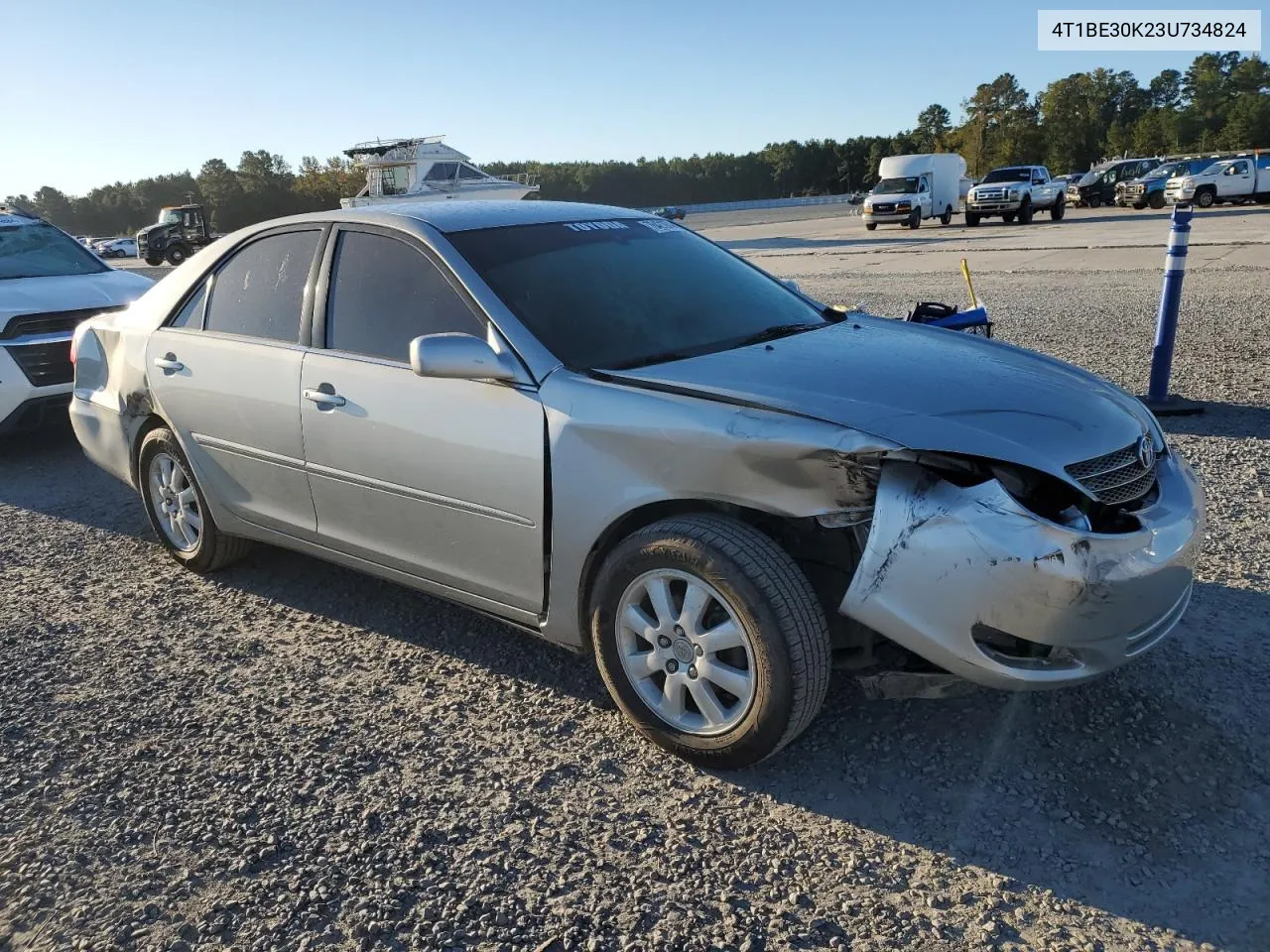 2003 Toyota Camry Le VIN: 4T1BE30K23U734824 Lot: 76421974