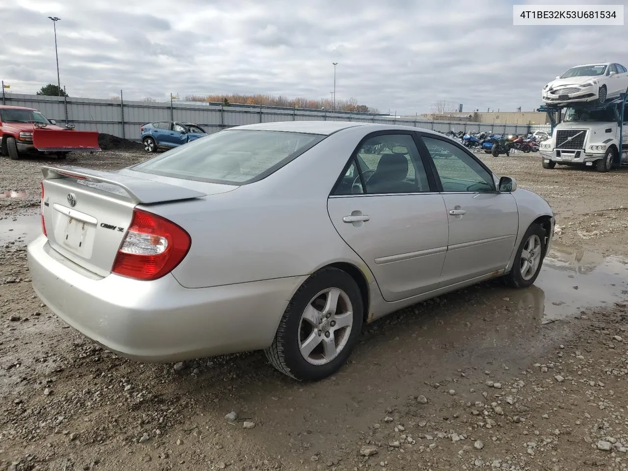 2003 Toyota Camry Le VIN: 4T1BE32K53U681534 Lot: 76686134