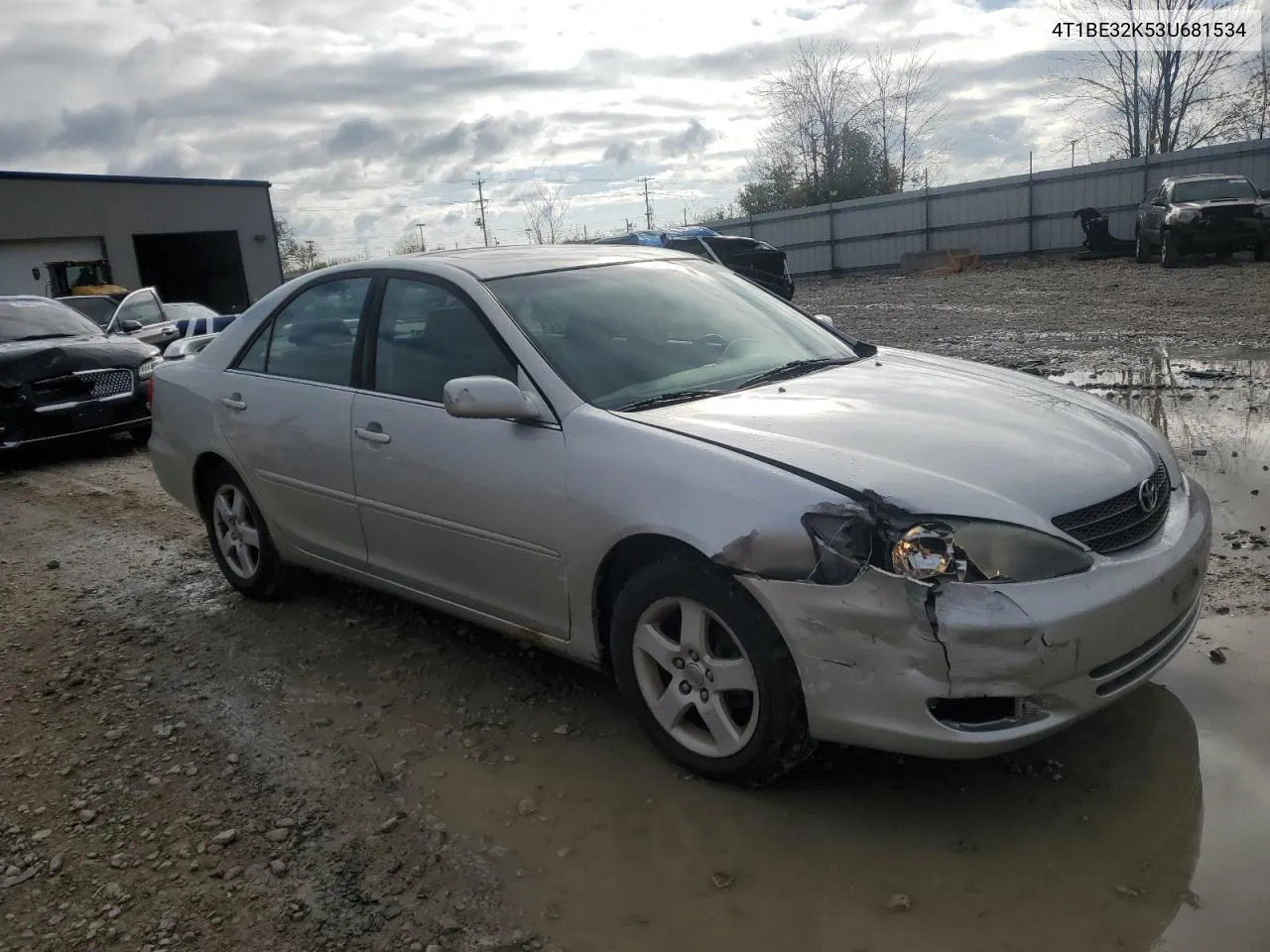 2003 Toyota Camry Le VIN: 4T1BE32K53U681534 Lot: 76686134