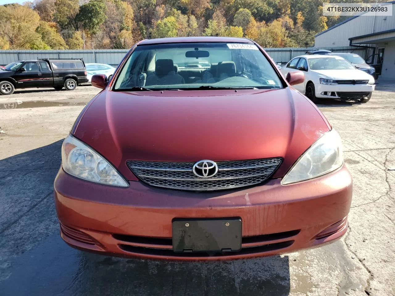 2003 Toyota Camry Le VIN: 4T1BE32KX3U126983 Lot: 76734164