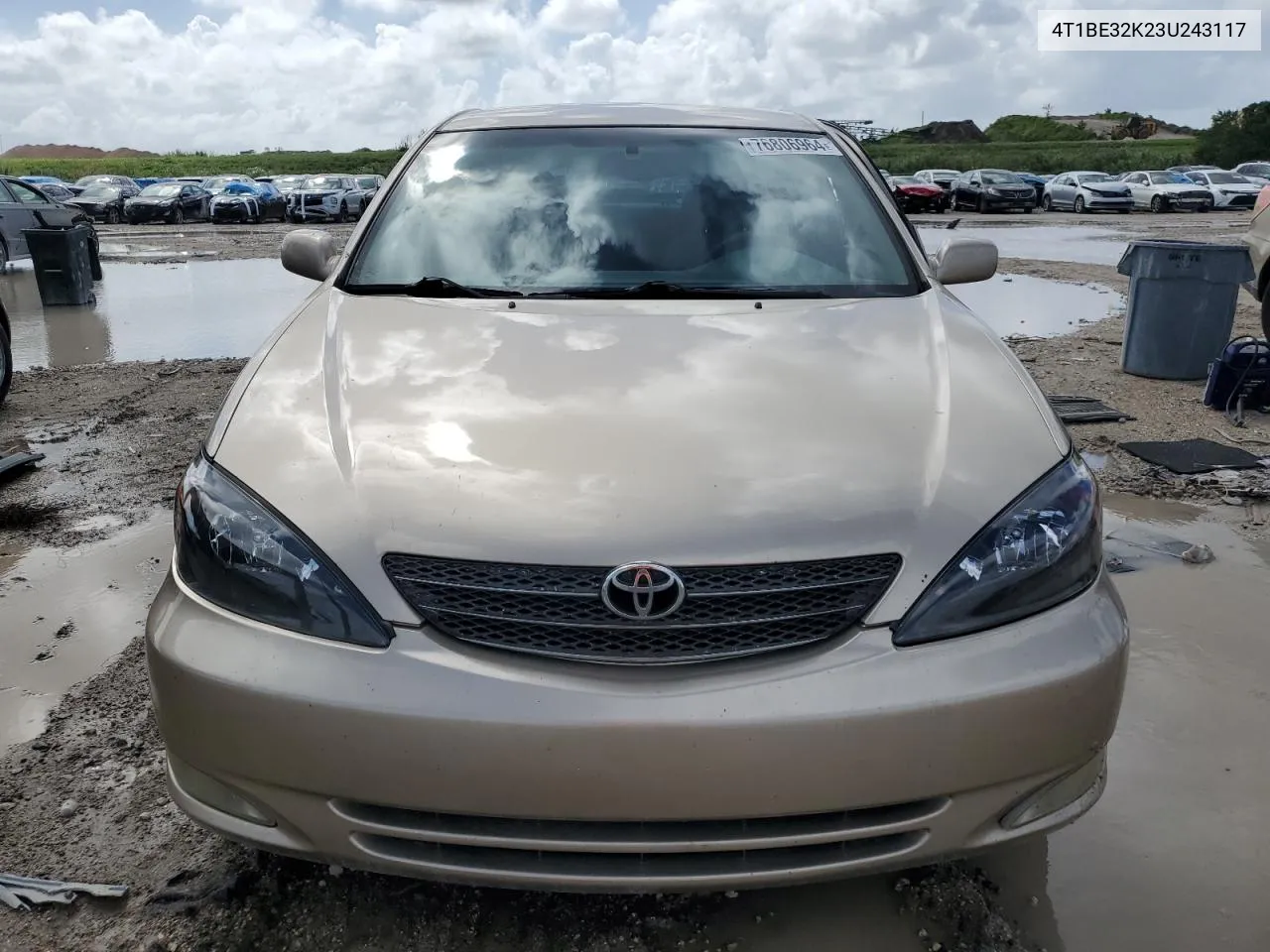 2003 Toyota Camry Le VIN: 4T1BE32K23U243117 Lot: 76806964