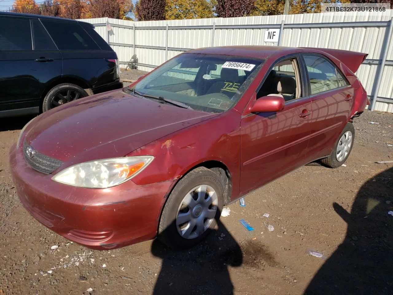 2003 Toyota Camry Le VIN: 4T1BE32K73U121868 Lot: 76956474