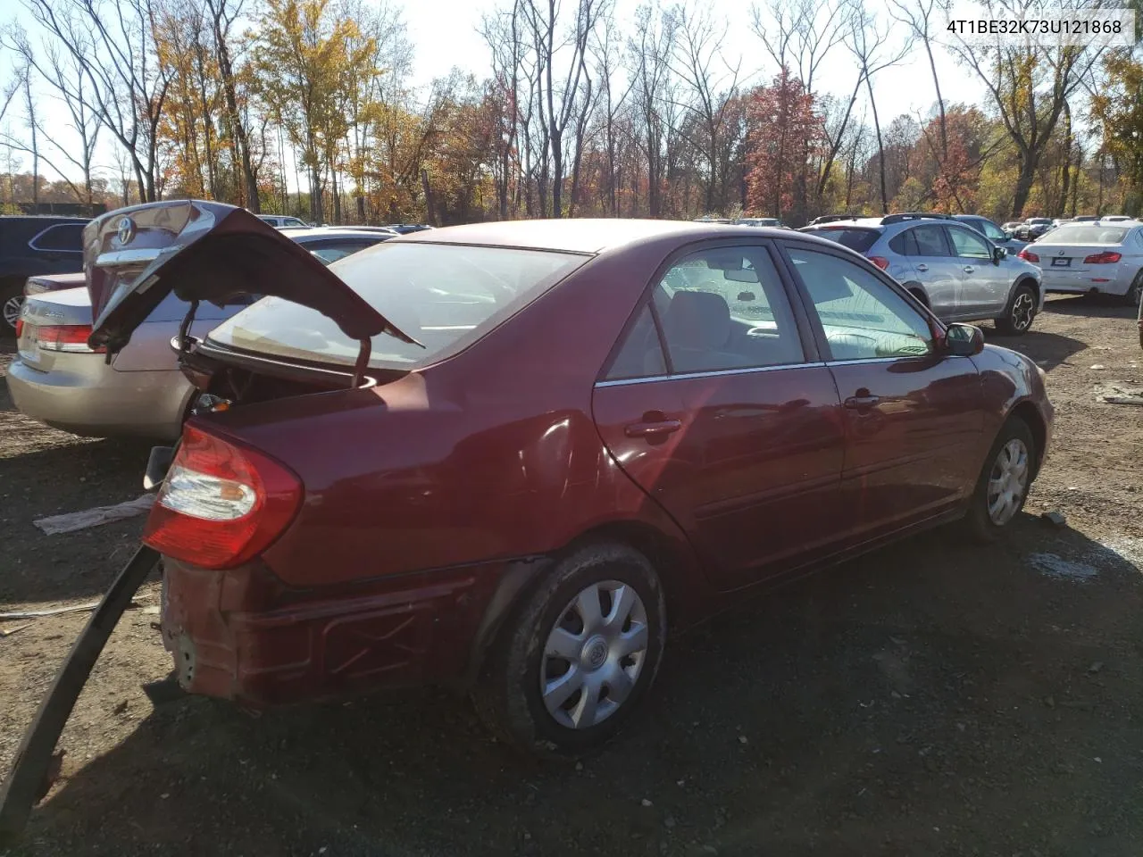 2003 Toyota Camry Le VIN: 4T1BE32K73U121868 Lot: 76956474