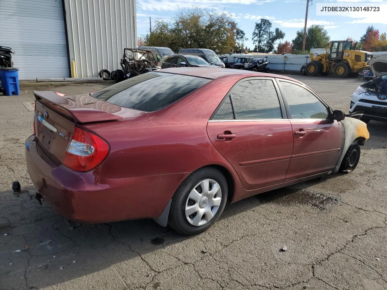 2003 Toyota Camry Le VIN: JTDBE32K130148723 Lot: 77047124