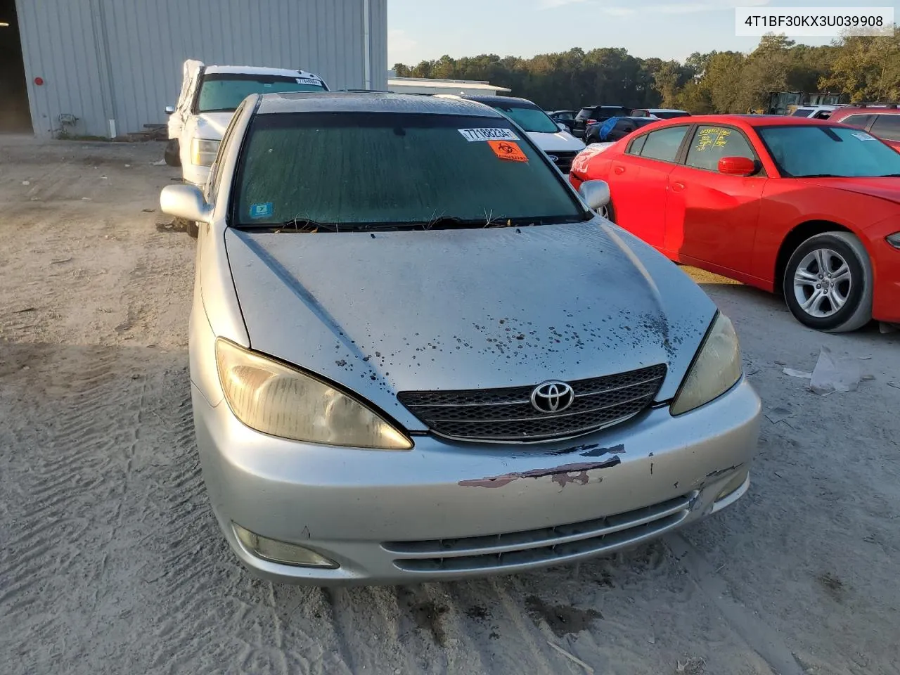 2003 Toyota Camry Le VIN: 4T1BF30KX3U039908 Lot: 77188234