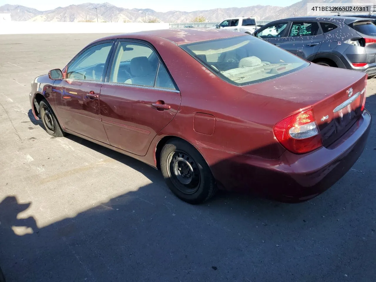 2003 Toyota Camry Le VIN: 4T1BE32K63U249311 Lot: 77244484