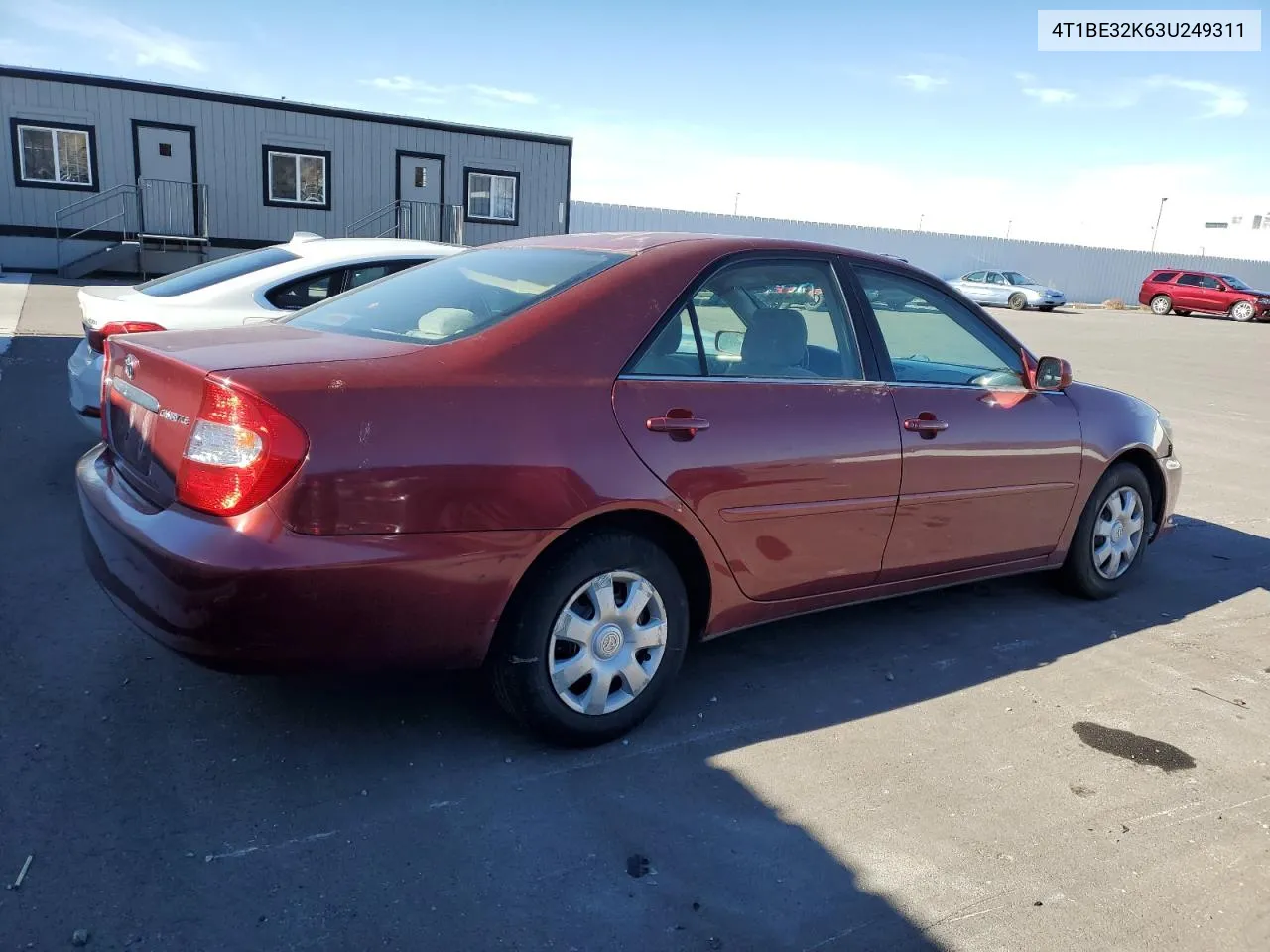 2003 Toyota Camry Le VIN: 4T1BE32K63U249311 Lot: 77244484