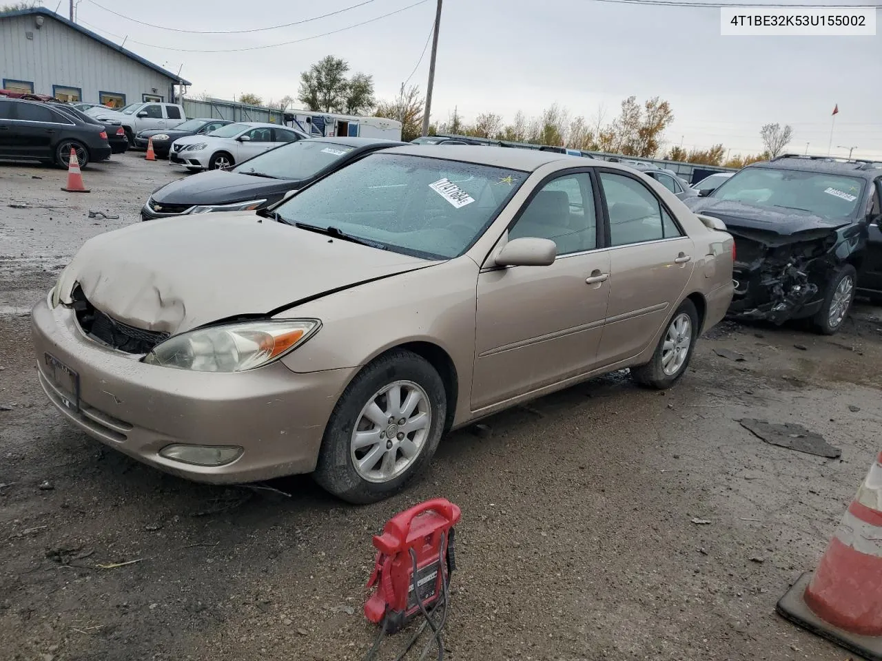 2003 Toyota Camry Le VIN: 4T1BE32K53U155002 Lot: 77417684