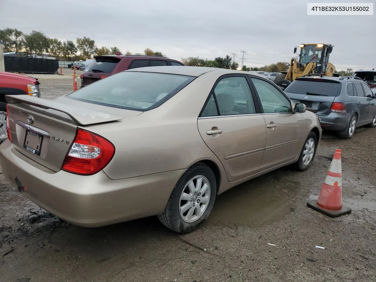 2003 Toyota Camry Le VIN: 4T1BE32K53U155002 Lot: 77417684