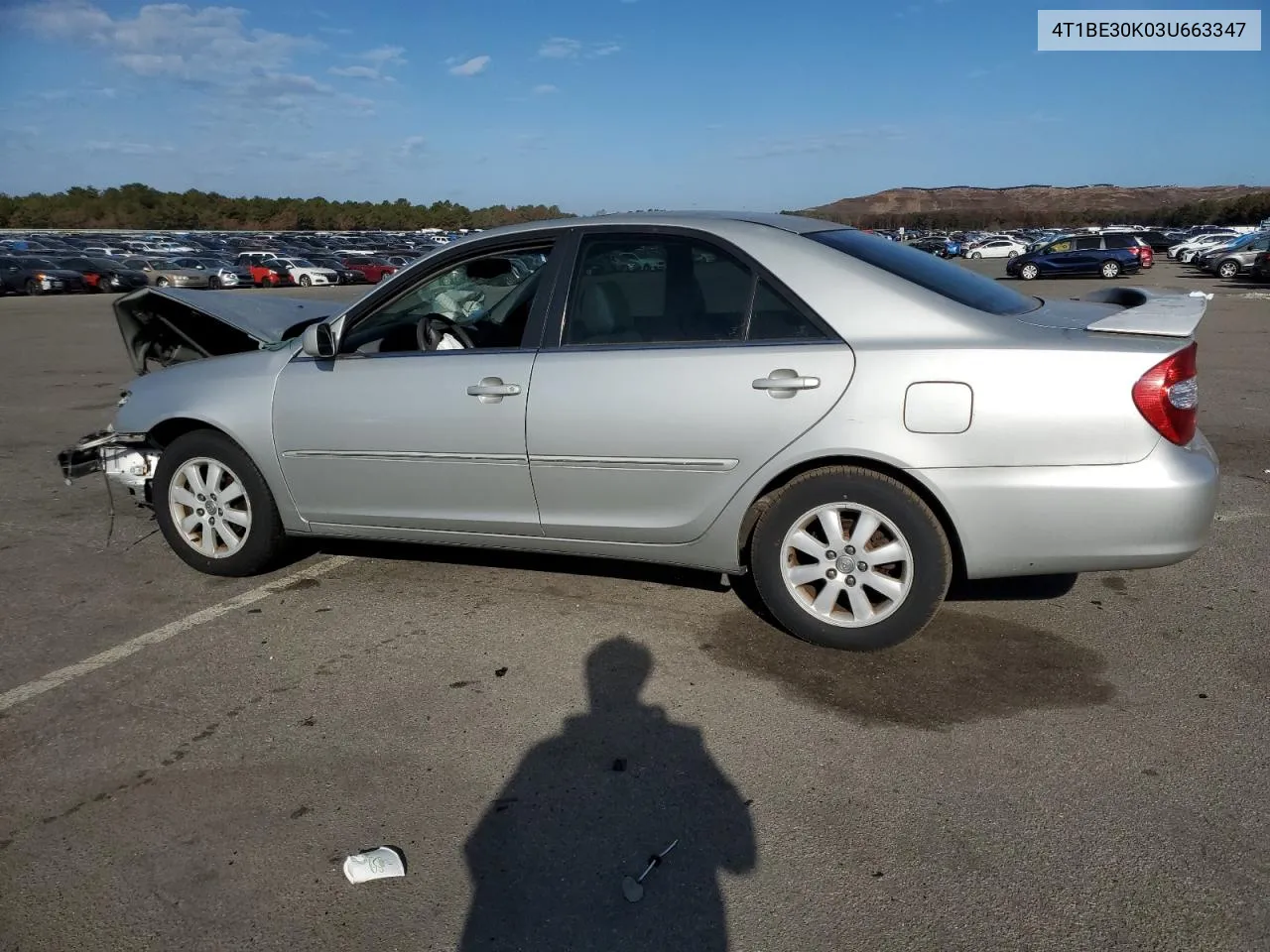 2003 Toyota Camry Le VIN: 4T1BE30K03U663347 Lot: 77433154