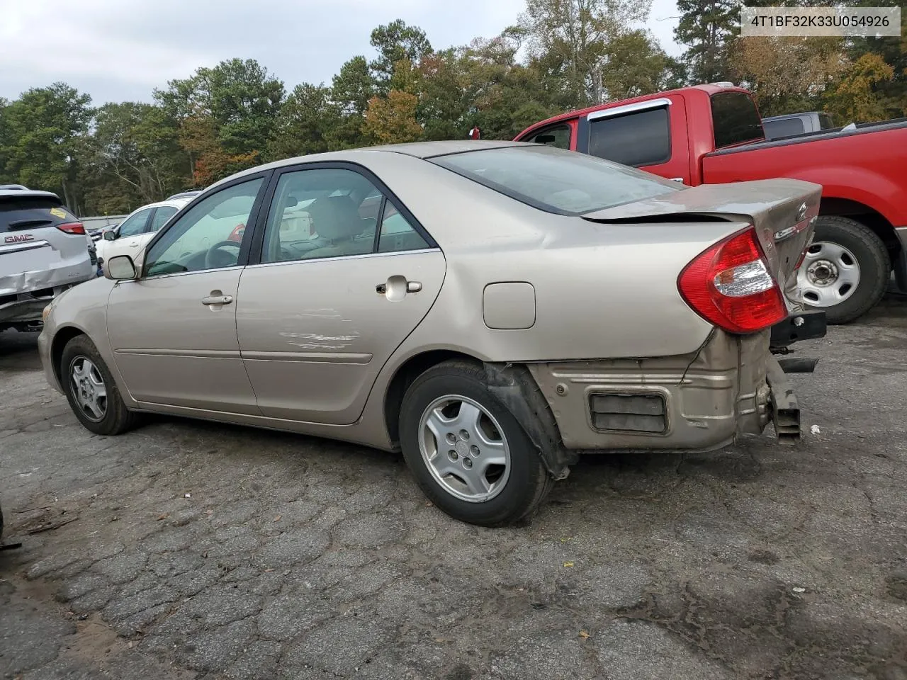 4T1BF32K33U054926 2003 Toyota Camry Le