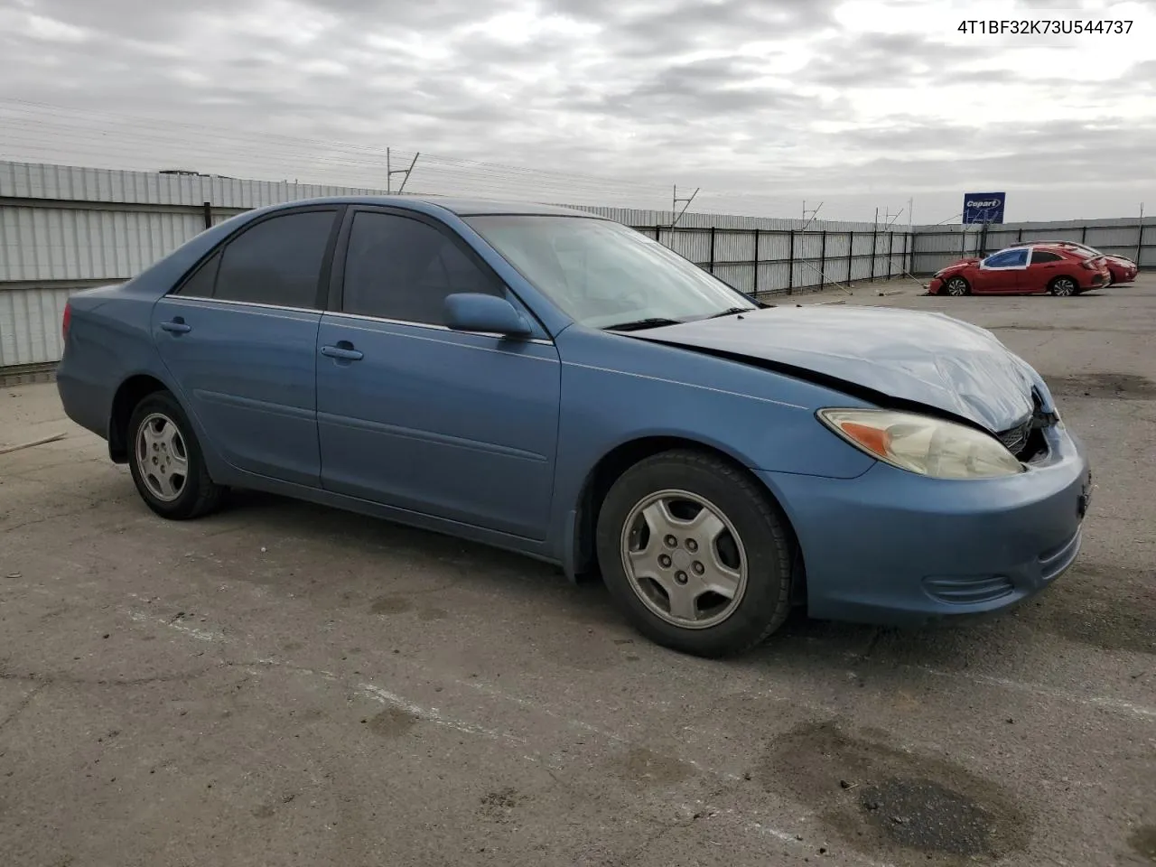 2003 Toyota Camry Le VIN: 4T1BF32K73U544737 Lot: 77677034