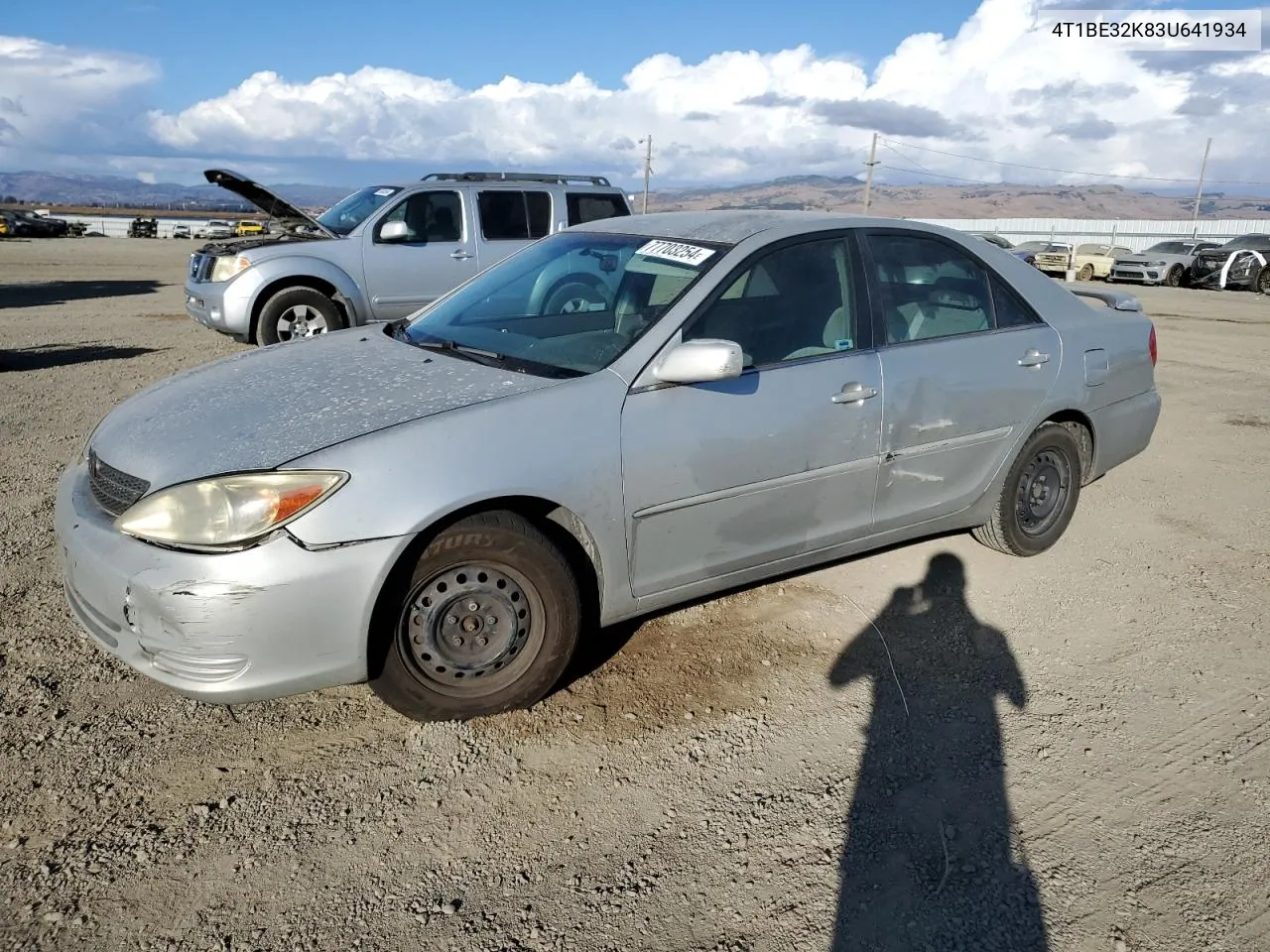 2003 Toyota Camry Le VIN: 4T1BE32K83U641934 Lot: 77703254