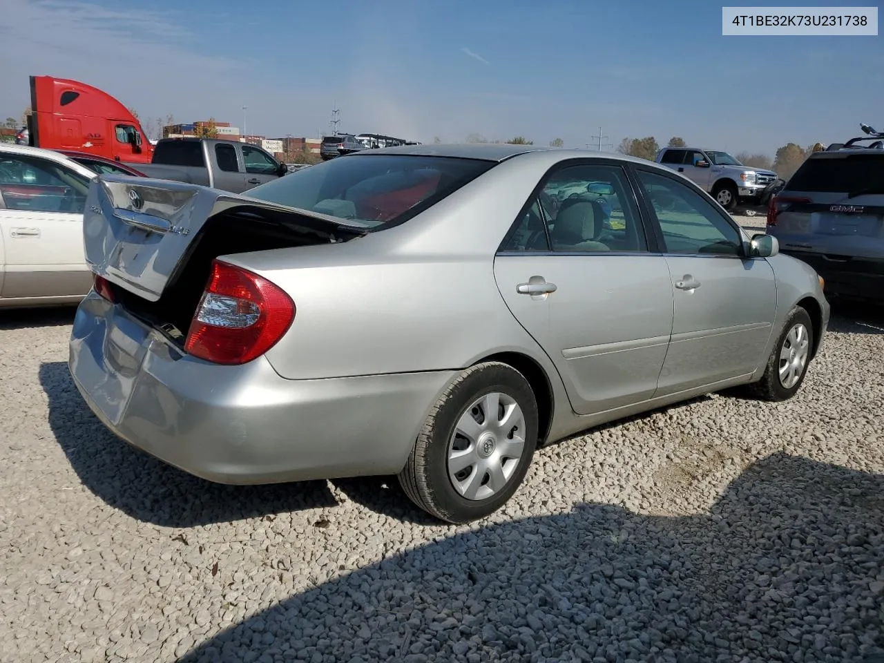 4T1BE32K73U231738 2003 Toyota Camry Le