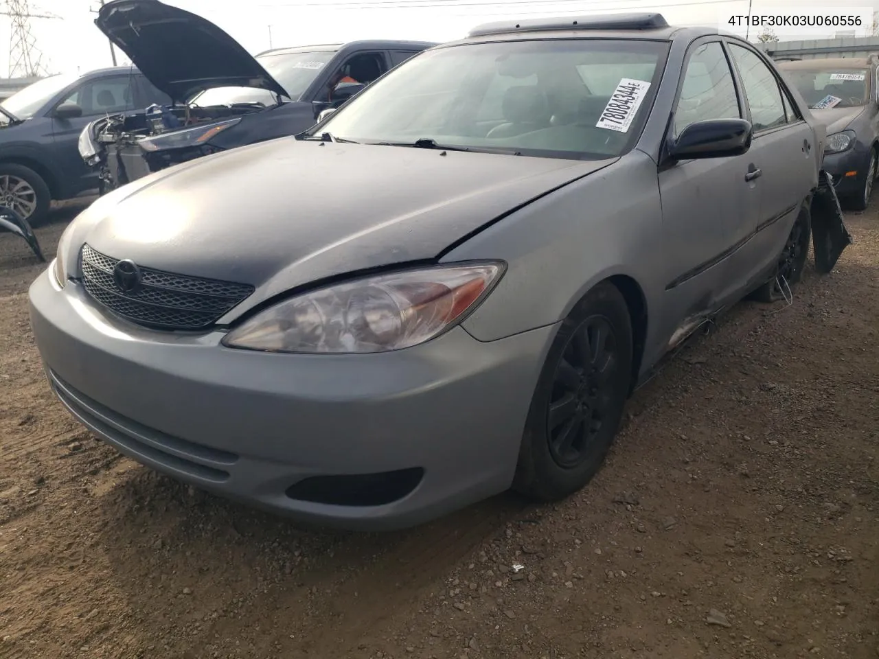 2003 Toyota Camry Le VIN: 4T1BF30K03U060556 Lot: 78084344