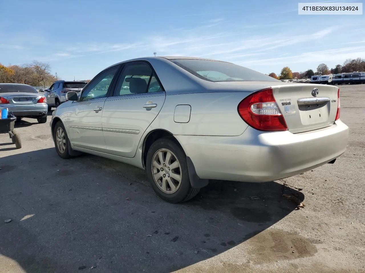 2003 Toyota Camry Le VIN: 4T1BE30K83U134924 Lot: 78213624