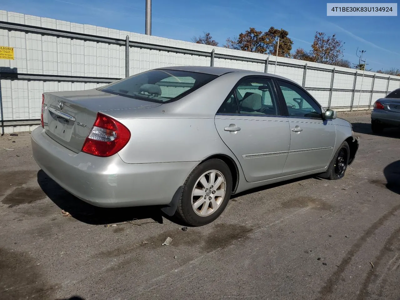 4T1BE30K83U134924 2003 Toyota Camry Le