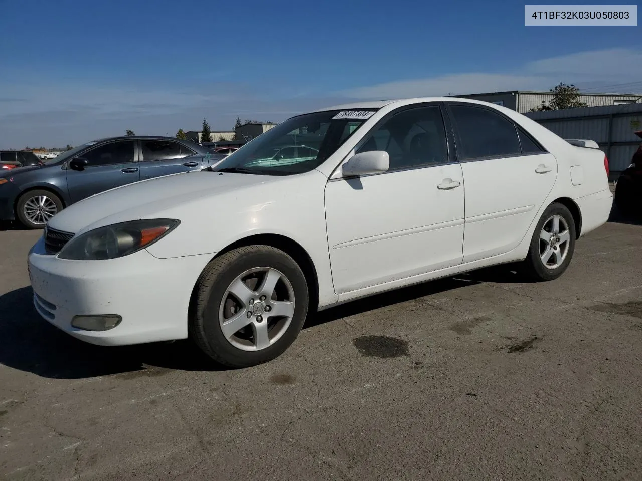 2003 Toyota Camry Le VIN: 4T1BF32K03U050803 Lot: 78407404