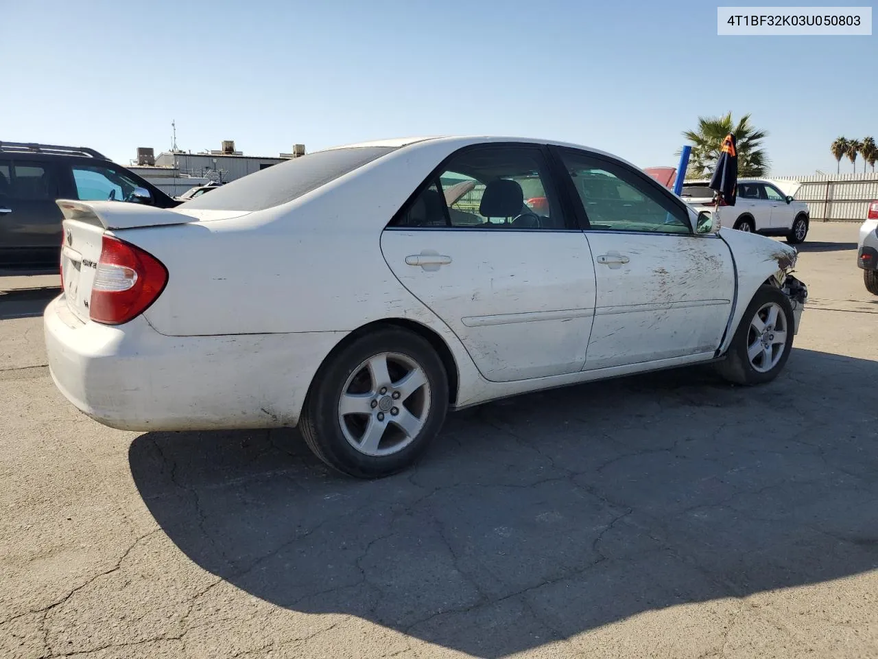 2003 Toyota Camry Le VIN: 4T1BF32K03U050803 Lot: 78407404