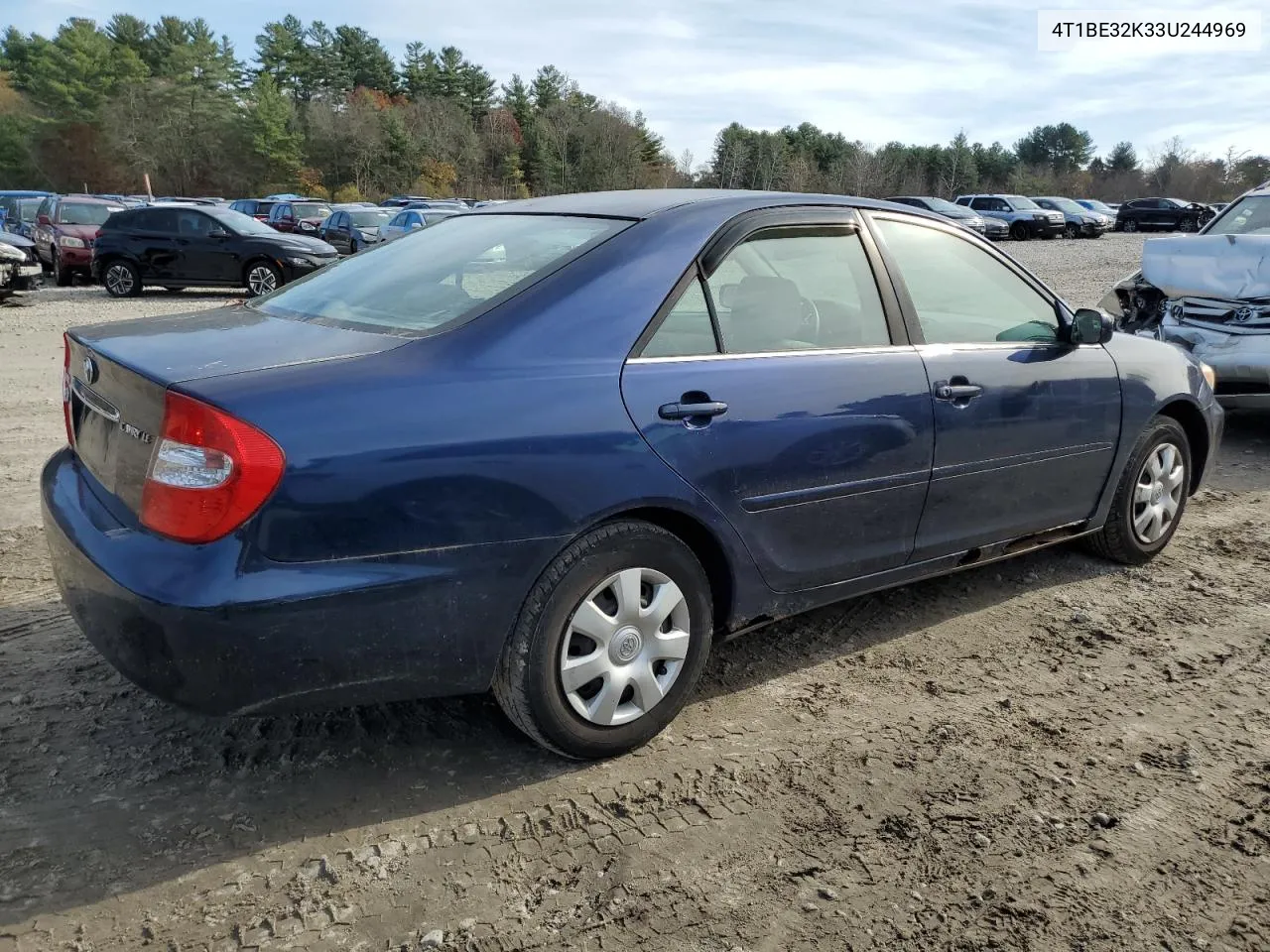 2003 Toyota Camry Le VIN: 4T1BE32K33U244969 Lot: 78449494