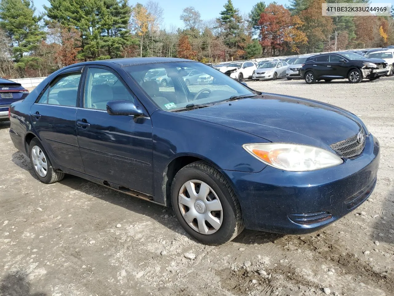 2003 Toyota Camry Le VIN: 4T1BE32K33U244969 Lot: 78449494