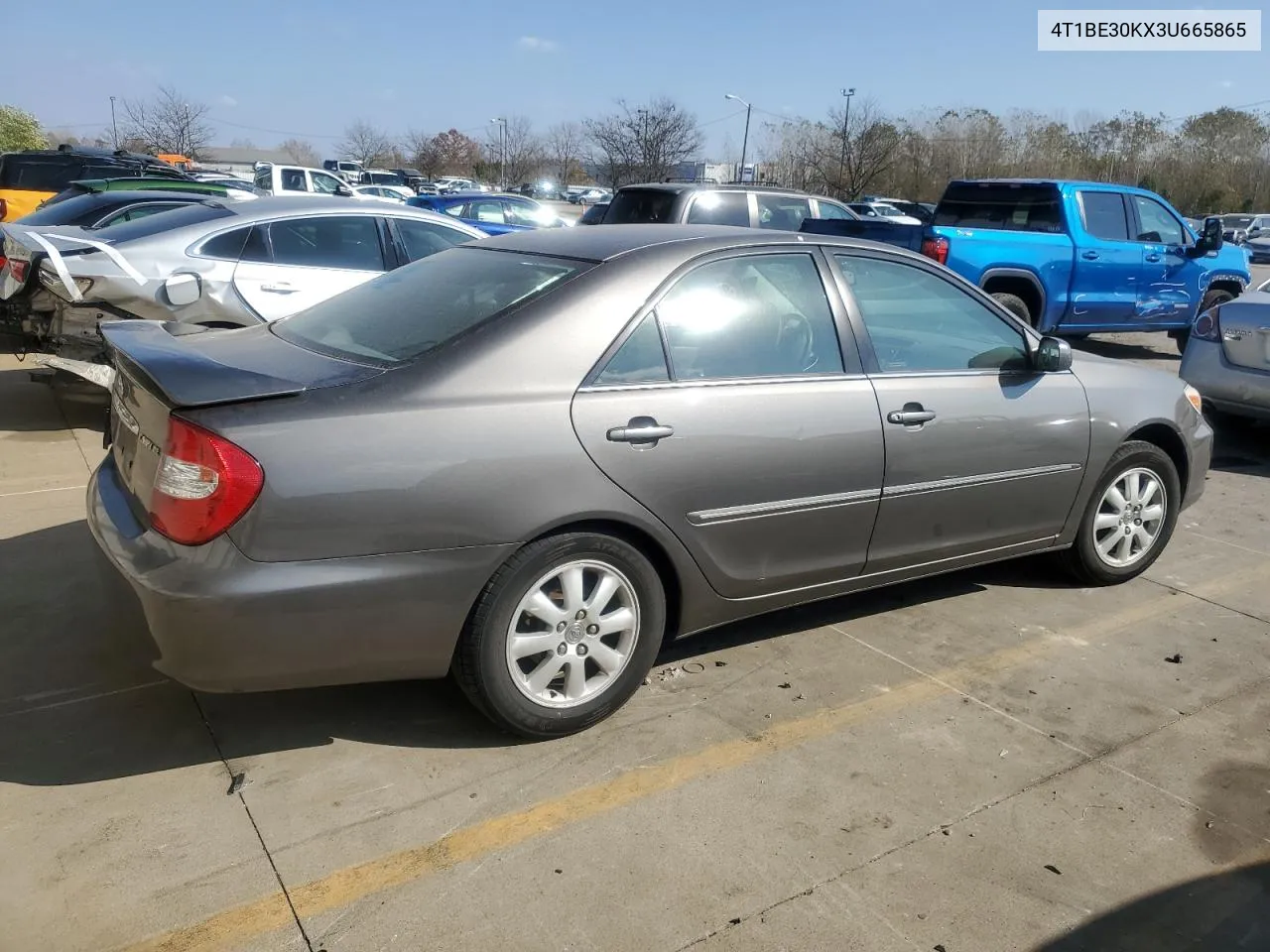 2003 Toyota Camry Le VIN: 4T1BE30KX3U665865 Lot: 78515334