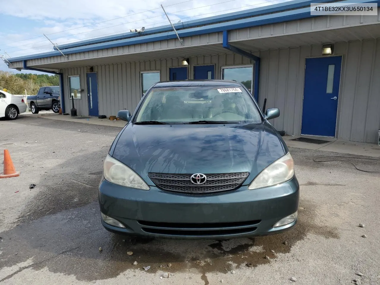 2003 Toyota Camry Le VIN: 4T1BE32KX3U650134 Lot: 78681764