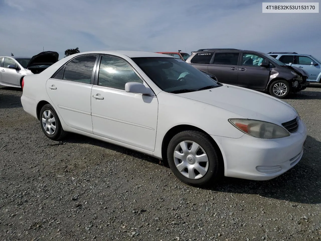 2003 Toyota Camry Le VIN: 4T1BE32K53U153170 Lot: 78736074