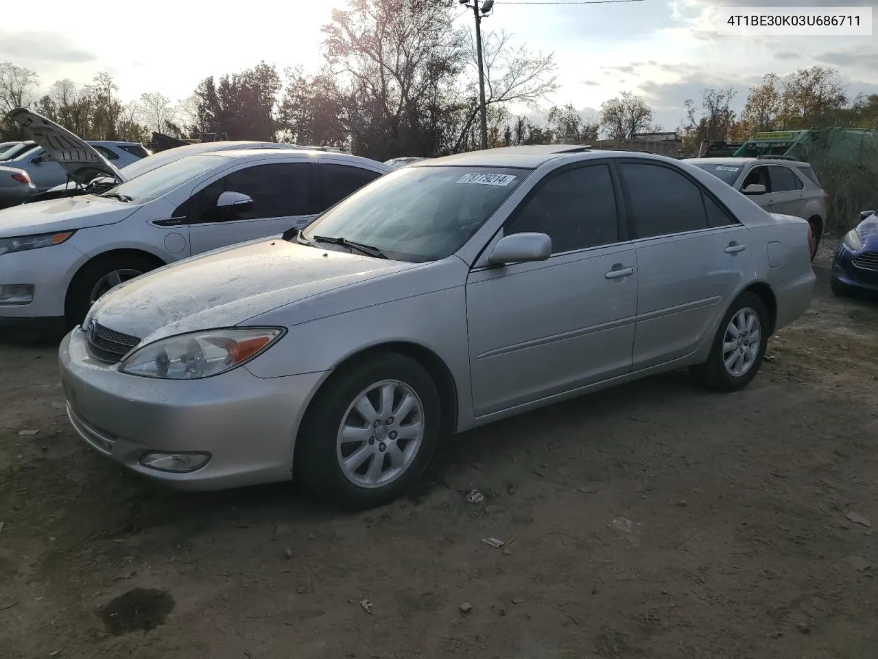 4T1BE30K03U686711 2003 Toyota Camry Le