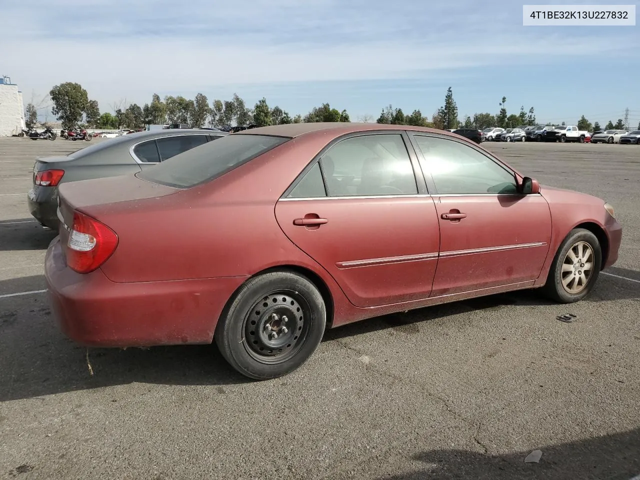 2003 Toyota Camry Le VIN: 4T1BE32K13U227832 Lot: 78930954