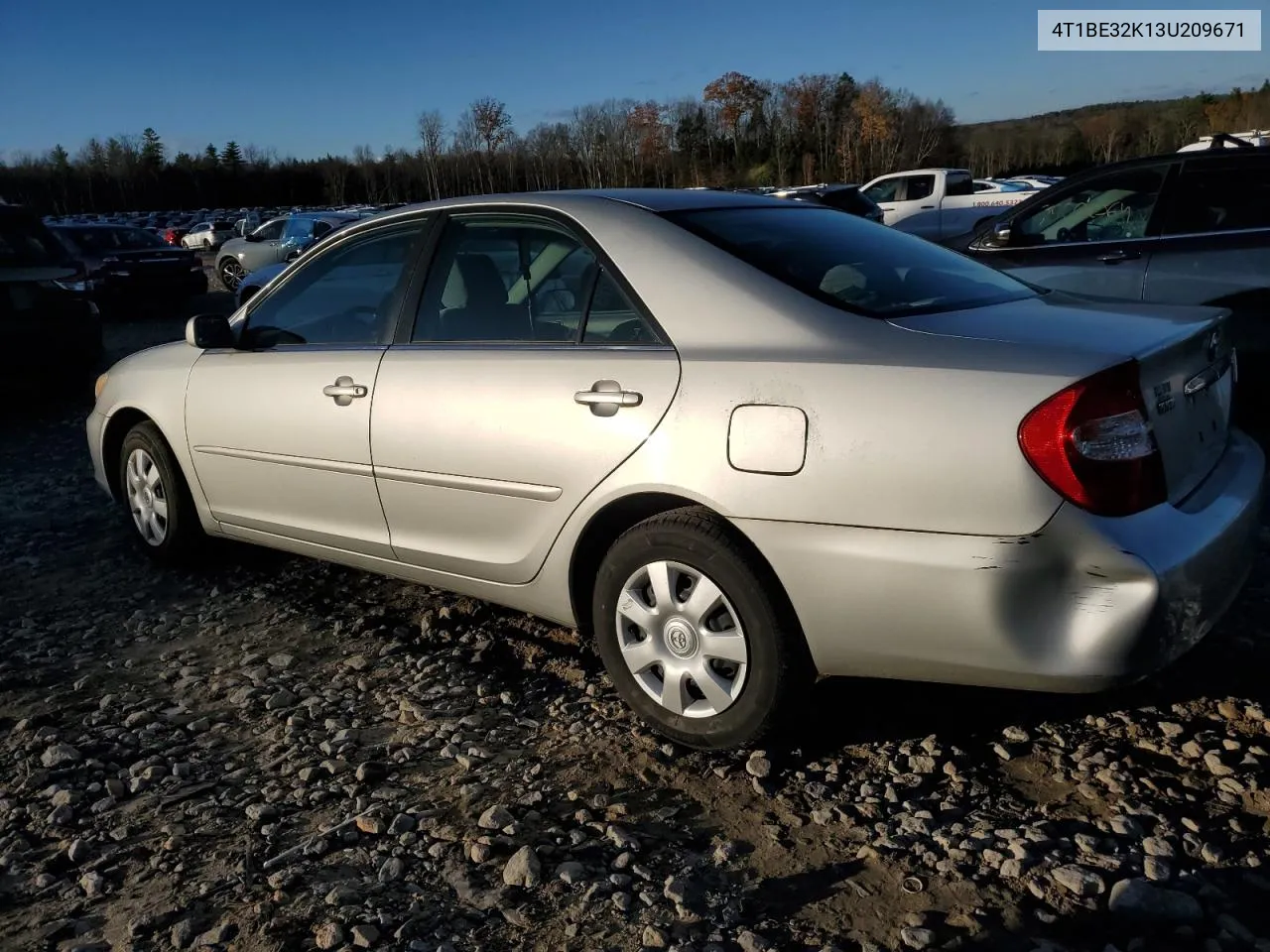 2003 Toyota Camry Le VIN: 4T1BE32K13U209671 Lot: 79097404