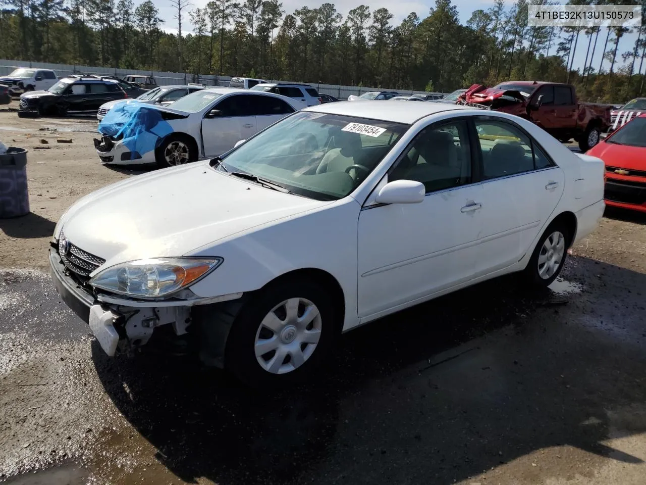 2003 Toyota Camry Le VIN: 4T1BE32K13U150573 Lot: 79103454