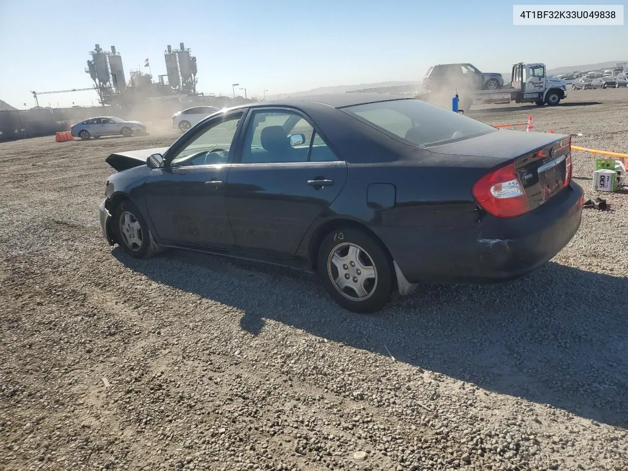 2003 Toyota Camry Le VIN: 4T1BF32K33U049838 Lot: 79285004