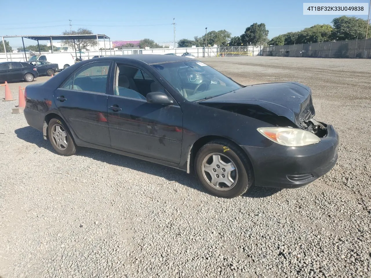 2003 Toyota Camry Le VIN: 4T1BF32K33U049838 Lot: 79285004