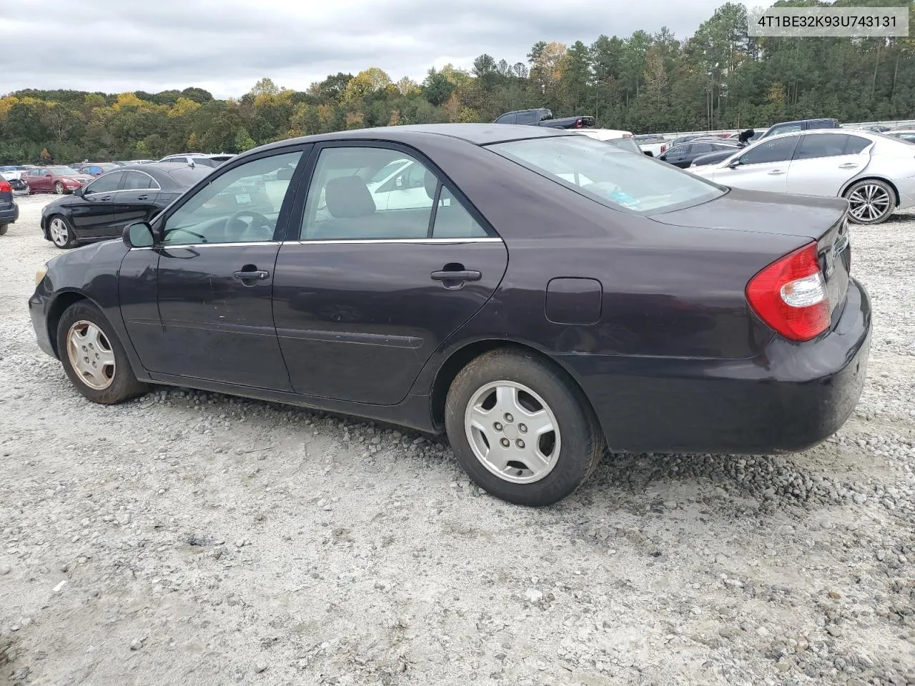 2003 Toyota Camry Le VIN: 4T1BE32K93U743131 Lot: 79572534