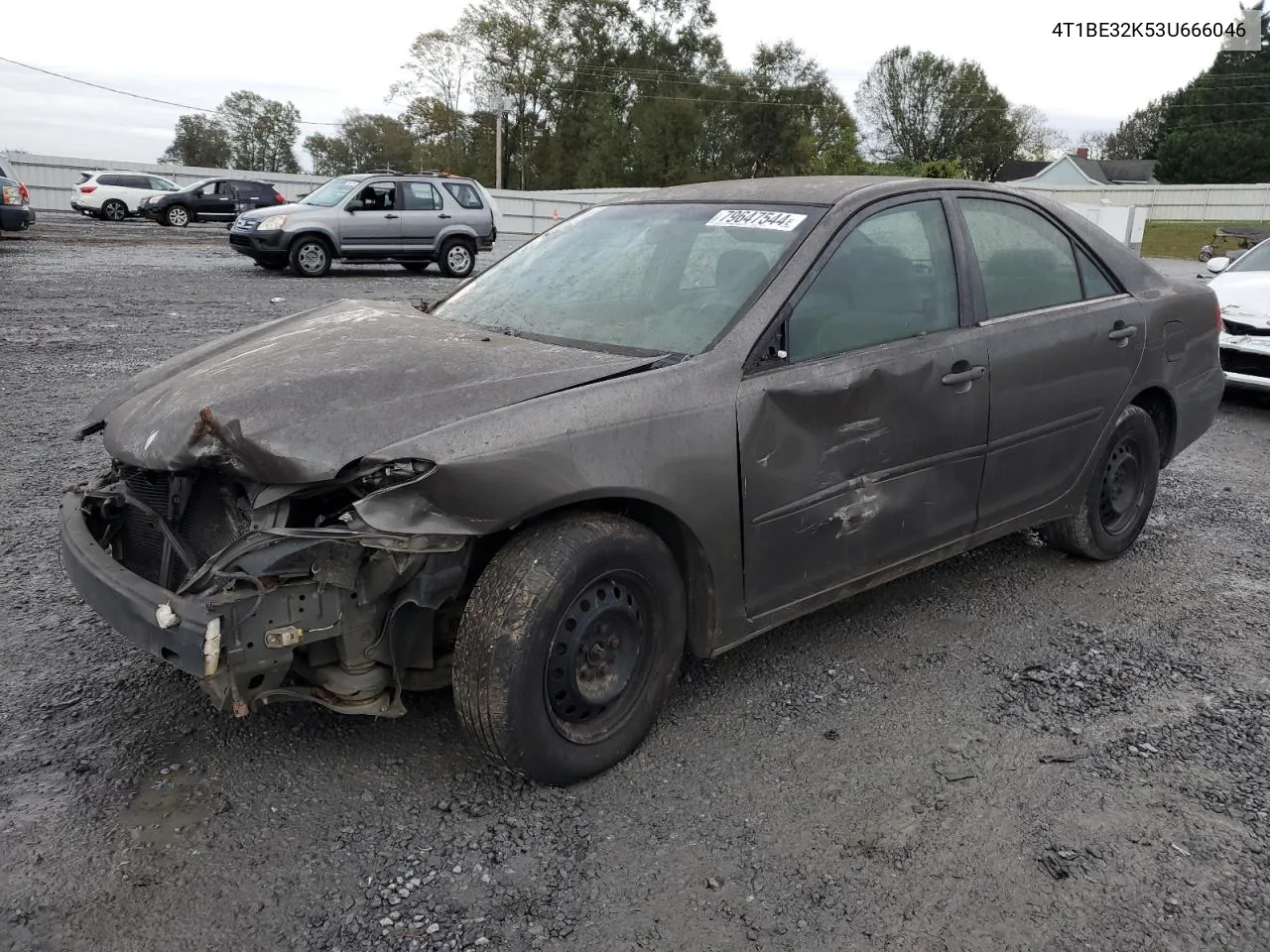 2003 Toyota Camry Le VIN: 4T1BE32K53U666046 Lot: 79647544