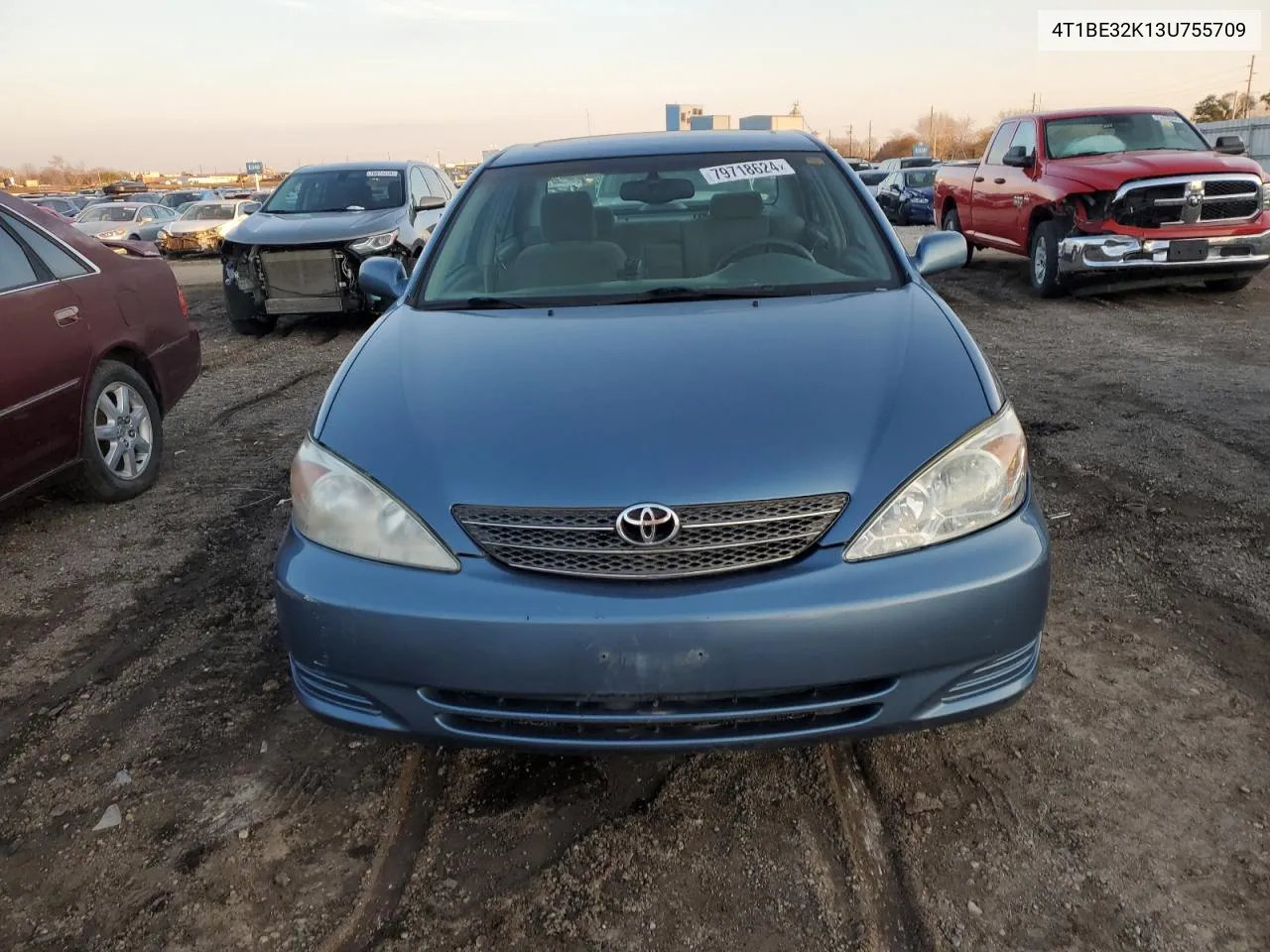 2003 Toyota Camry Le VIN: 4T1BE32K13U755709 Lot: 79718624