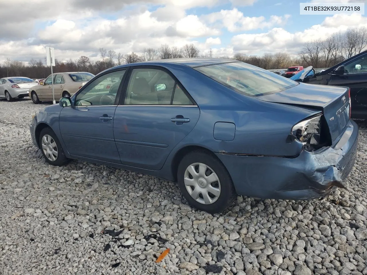 2003 Toyota Camry Le VIN: 4T1BE32K93U772158 Lot: 79859294