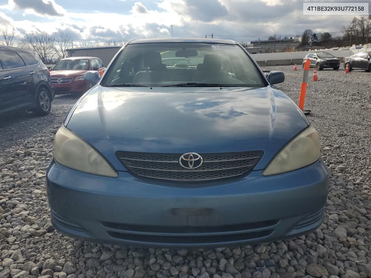 2003 Toyota Camry Le VIN: 4T1BE32K93U772158 Lot: 79859294