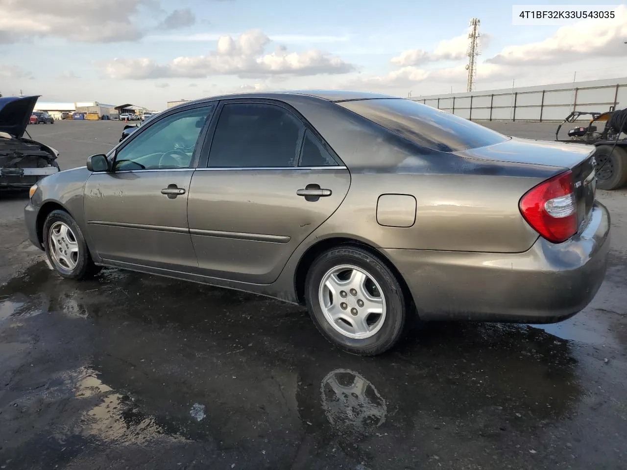 2003 Toyota Camry Le VIN: 4T1BF32K33U543035 Lot: 80155794