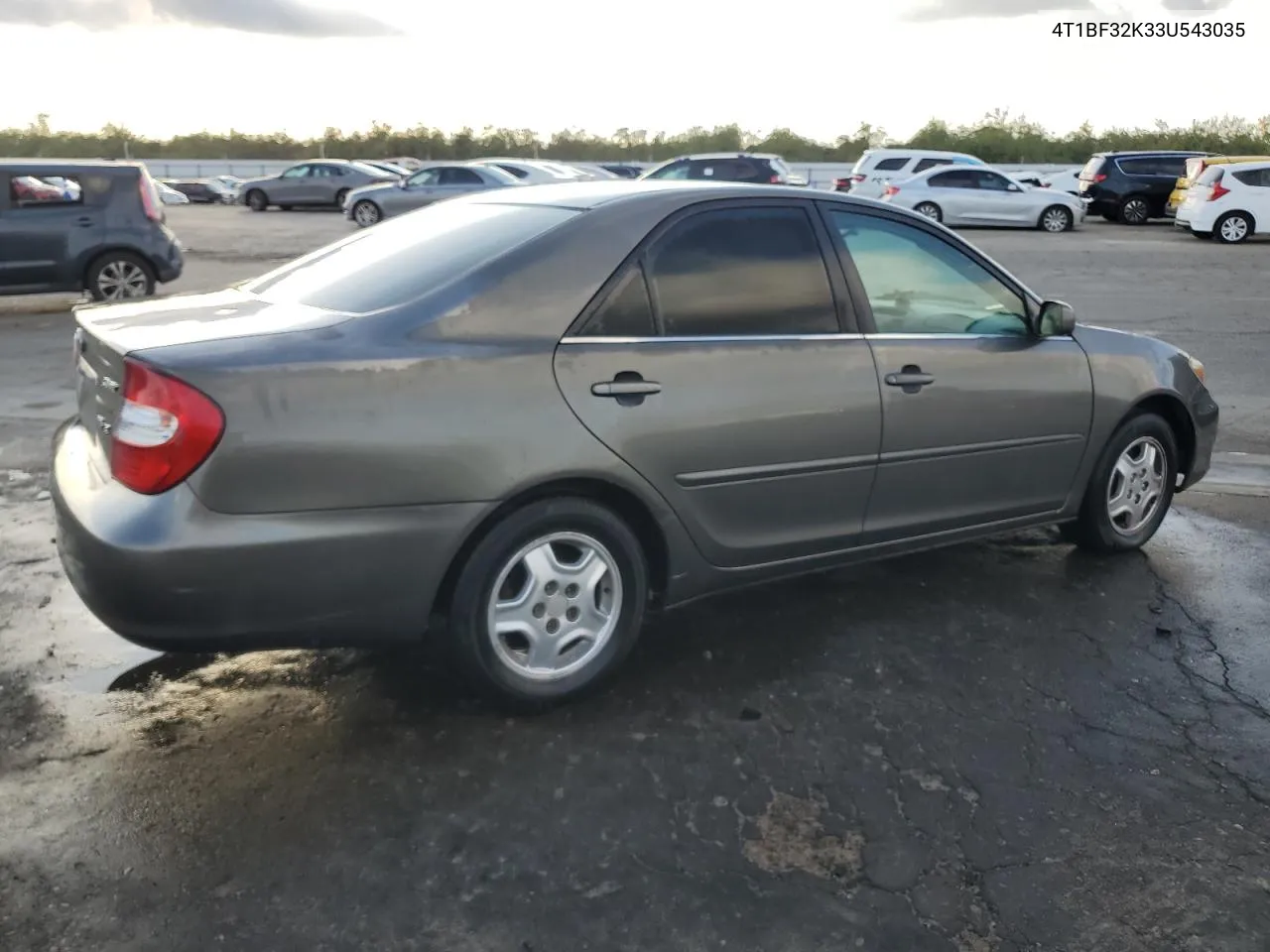 2003 Toyota Camry Le VIN: 4T1BF32K33U543035 Lot: 80155794