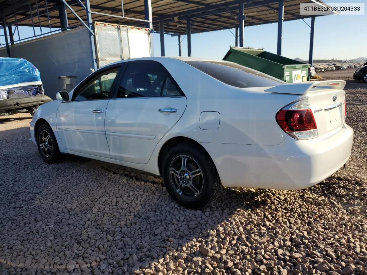 2003 Toyota Camry Le VIN: 4T1BE32K03U204333 Lot: 80430654