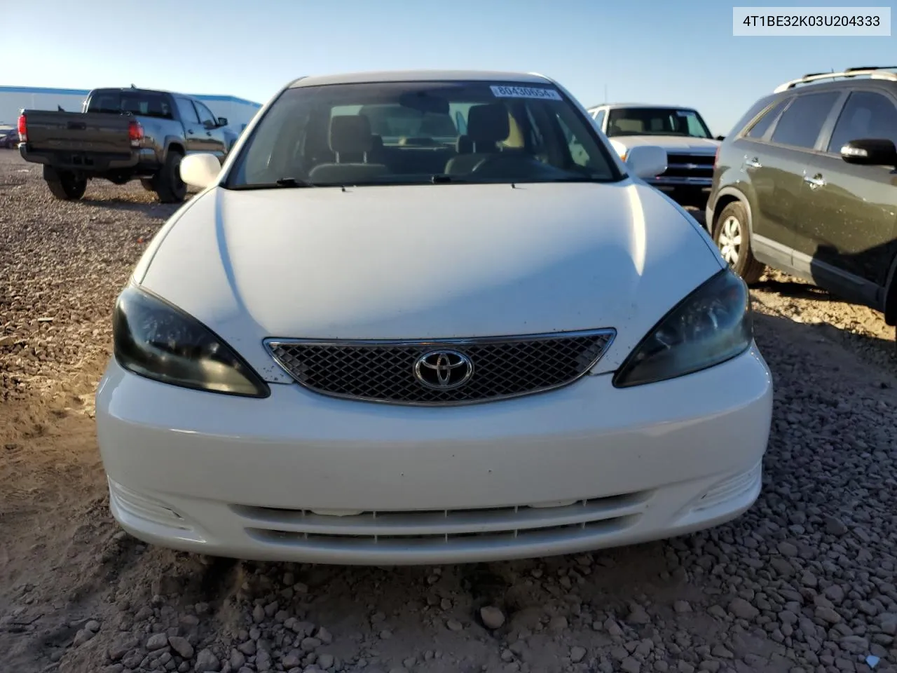 2003 Toyota Camry Le VIN: 4T1BE32K03U204333 Lot: 80430654