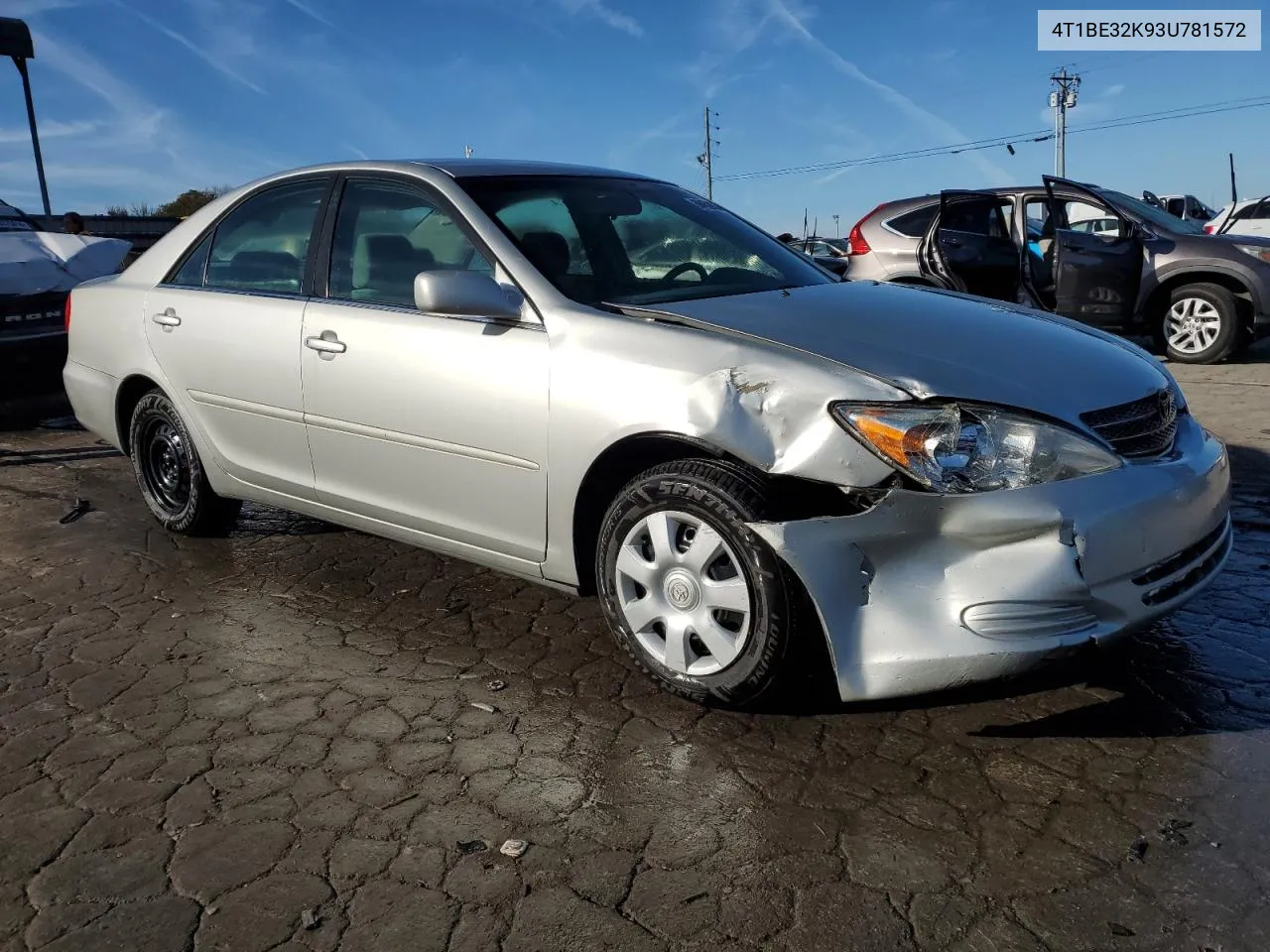 4T1BE32K93U781572 2003 Toyota Camry Le