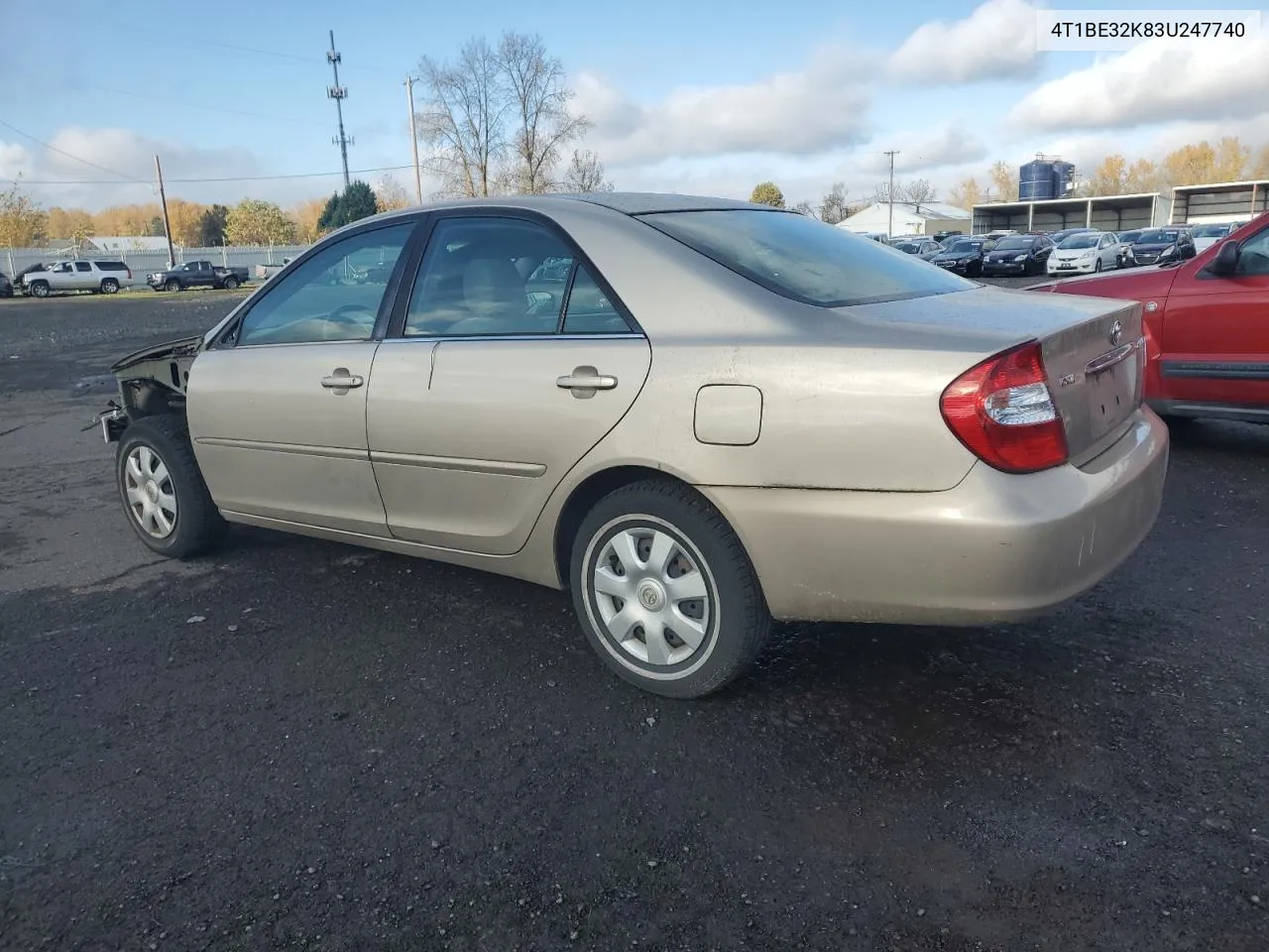 2003 Toyota Camry Le VIN: 4T1BE32K83U247740 Lot: 80784394