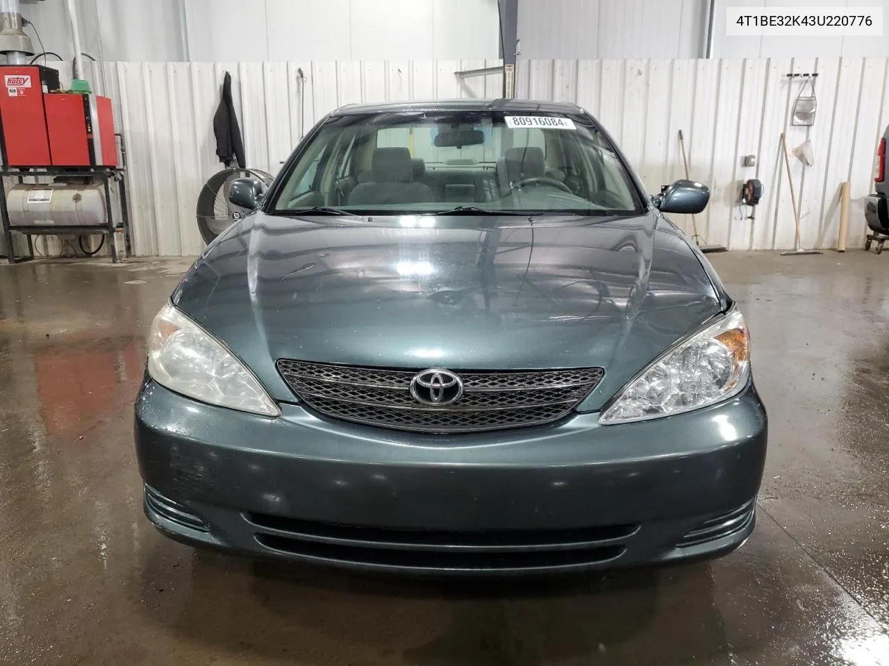 2003 Toyota Camry Le VIN: 4T1BE32K43U220776 Lot: 80916084