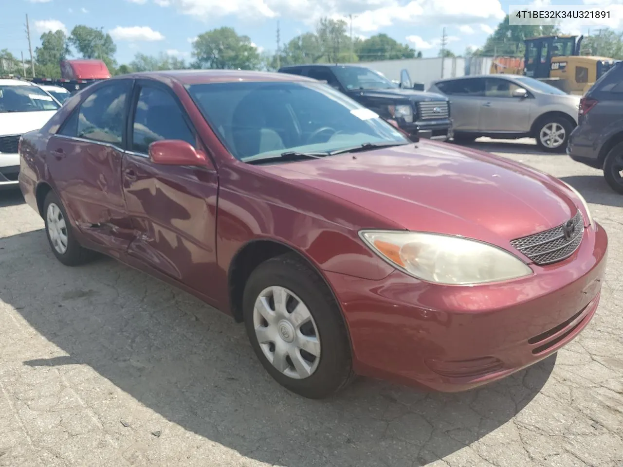 2004 Toyota Camry Le VIN: 4T1BE32K34U321891 Lot: 53070374